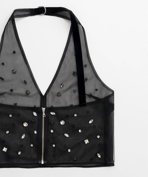 トップス MAISON SPECIAL Bijou Bustier SALE】Bijou Bustier