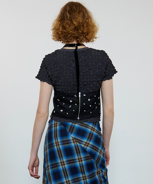 トップス MAISON SPECIAL Bijou Bustier SALE】Bijou Bustier