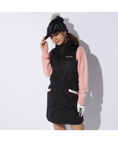 FILA GOLF/フィラゴルフ ゴルフウェア 撥水 蓄熱 中綿 ワンピース FILA GOLF フィラゴルフ ゴルフウェア ワンピース レディース