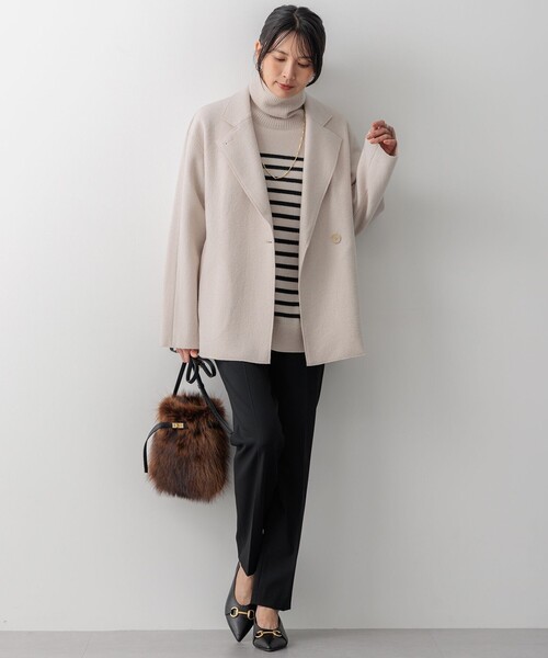 23区　32 コート アウター コンプレストパイル ライトアウター コンプレストパイル ライトアウター（JKWSCW0432） | 23区 S