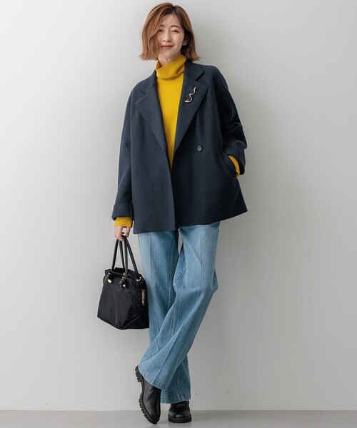 23区（ニジュウサンク） コート アウター コンプレストパイル ライト