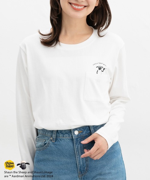 Honeys（ハニーズ） tシャツ ひつじのショーン／ロンT レディース