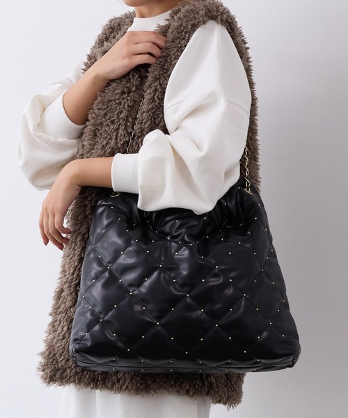 ◆OSTKAKA◆ KADEL CREPE ユニークなシェイプのショルダーバッグ ADAM ET ROPE'｜【WEB限定】・【新色追加】ギャザー2WAY