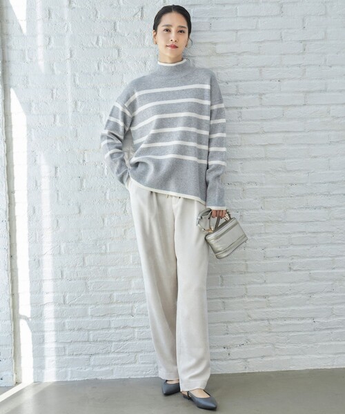 自由区（ジユウク） パンツ ソフトコーデュロイワイド パンツ