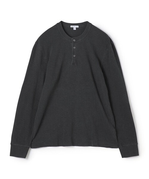JAMES PERSE（ジェームスパース） ヘンリーネック tシャツ スラブ