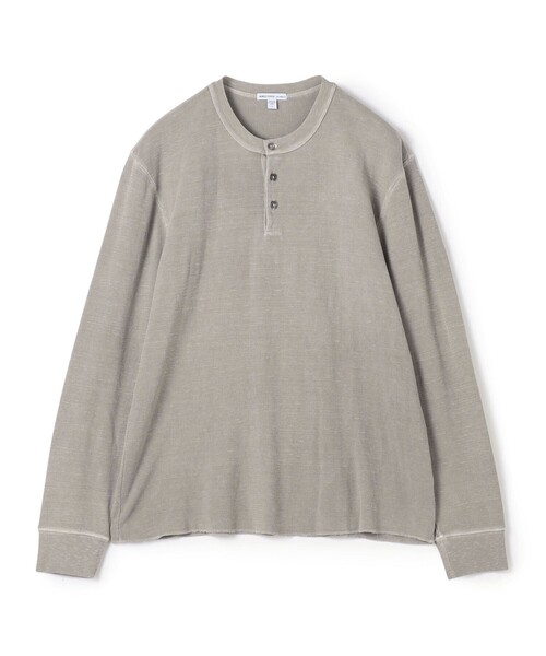 JAMES PERSE（ジェームスパース） ヘンリーネック tシャツ スラブ