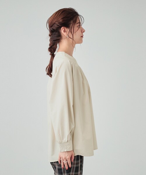 こやぎちゃん　LOISIR ロングシャツブラウス レイヤードロングシャツ(ホワイト) | シャツ・ブラウス | KINGLILY