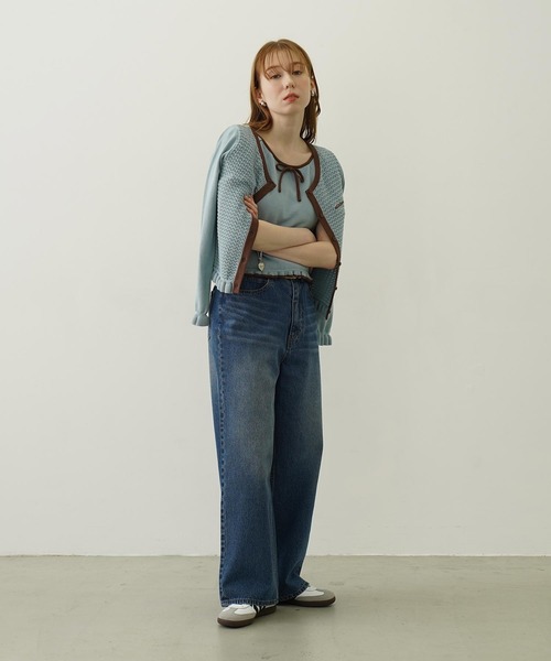 ニット/セーター MILKFED. - MILKFED. RUFFLE KNIT TOP 楽天市場】RUFFLE KNIT TOP MILKFED. ミルクフェド トップス