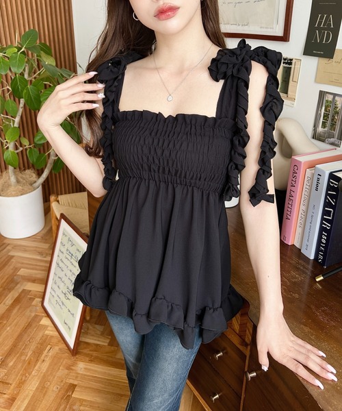 【美品】P イレギュラーフリル ベスト UNITED ARROWS（ユナイテッドアローズ）の「P イレギュラーフリル