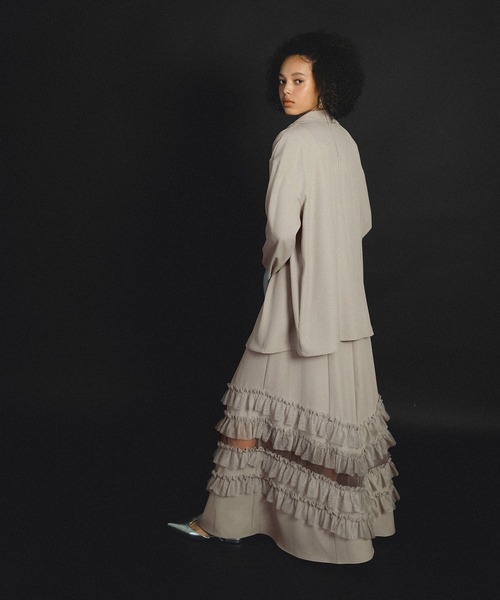 et.UNiVER ドレス Transparent hem setup dress : ZOZOTOWN