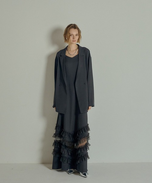 et.UNiVER ドレス Transparent hem setup dress : ZOZOTOWN Yahoo!店 