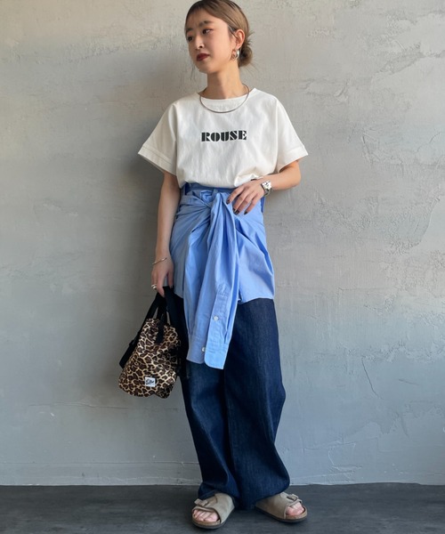 tシャツ グリッタープリントTシャツ レディース nenom tシャツ 「nenom/ネノム」 ロゴプリント グリッターT