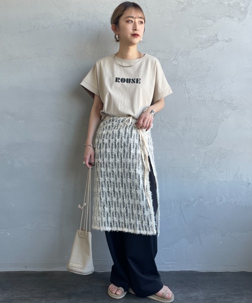 tシャツ グリッタープリントTシャツ レディース nenom tシャツ 「nenom/ネノム」 ロゴプリント グリッターT