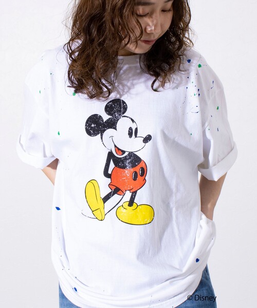 新品 GOOD ROCK SPEED別注ペンキ/ダメージ／ミッキー/MICKEY GOOD ROCK SPEED/グッドロックスピード] 別注 MICKEY MOUSE