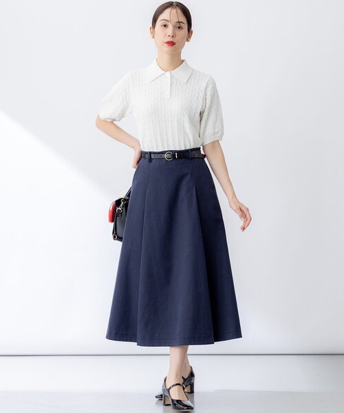 ニット セーター ポロ襟 ニットプルオーバー レディース 組曲 ニット セーター ポロ襟 ニットプルオーバー レディース