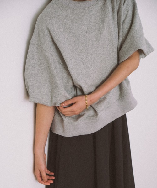 Audrey and John Wad tシャツ 袖バルーンスウェットプルオーバー