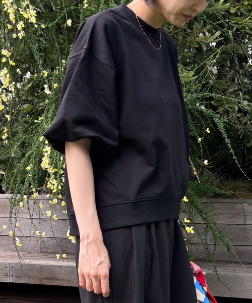 Audrey and John Wad tシャツ 袖バルーンスウェットプルオーバー