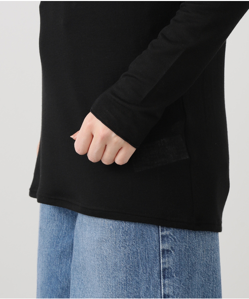 tシャツ シアージャージ タートルネックプルオーバー レディース JOURNAL STANDARD LUXE tシャツ シアージャージ タートルネック