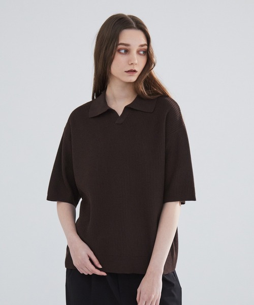 LUENNA ポロシャツ 「LUENNA」 Skipper Knit Polo Shirt