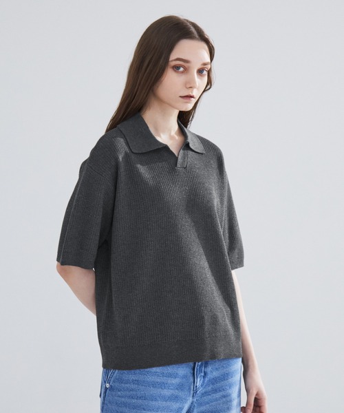 LUENNA ポロシャツ 「LUENNA」 Skipper Knit Polo Shirt