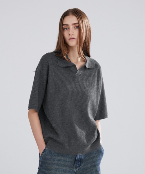 LUENNA ポロシャツ 「LUENNA」 Skipper Knit Polo Shirt
