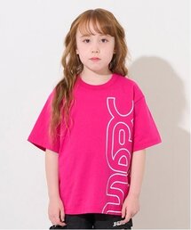 X-girl Stages tシャツ ビッグミルズロゴ半袖Tシャツ キッズ