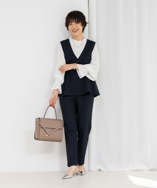 NOLLEY'S ベスト ジレ 「セットアップ対応」ウォッシャブル