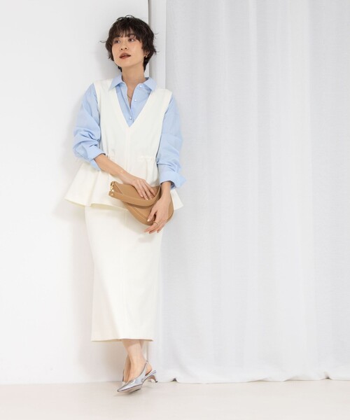 NOLLEY'S ベスト ジレ 「セットアップ対応」ウォッシャブル