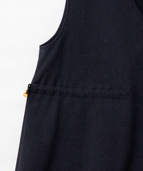 ベスト ジレ 「セットアップ対応」ウォッシャブルニットジョーゼット/ピンヘッドベスト レディース NOLLEY'S｜《セットアップ対応》ウォッシャブルニットジョー