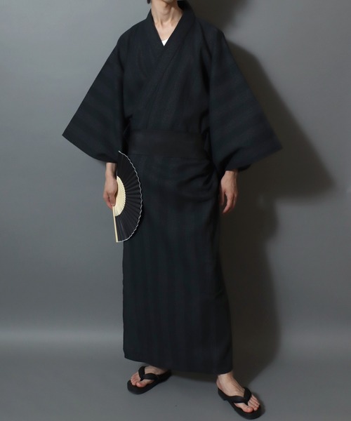 ANPAS（アンパス） 浴衣 Shijira-Weave YUKATA / しじら織り 浴衣 4点