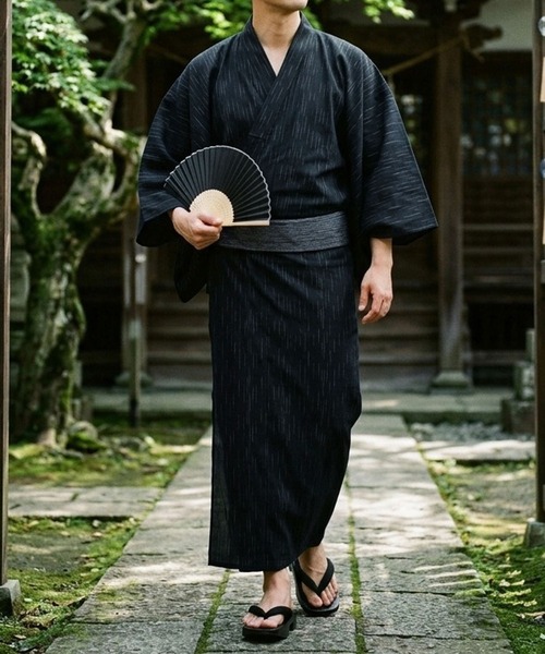 ANPAS（アンパス） 浴衣 Shijira-Weave YUKATA / しじら織り 浴衣 4点