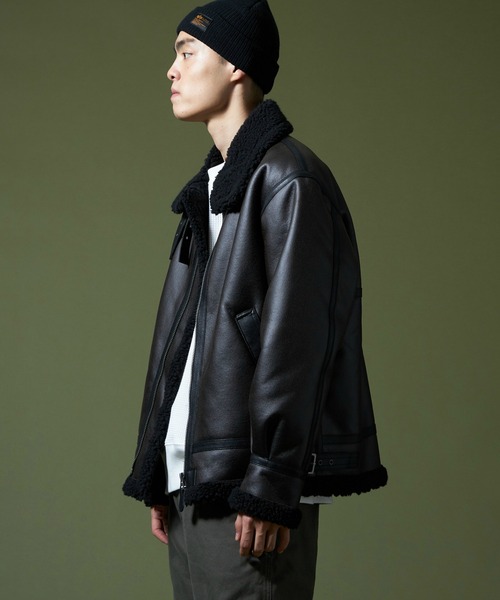 THE ALFEE XLサイズ ジップアップジャケット 黒 Alpha Industries（アルファ・インダストリーズ） 「ALPHA」 ジップ