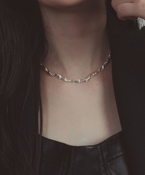 Magine（マージン） ネックレス SILVER WIDE AZUKICHAIN NECKLACE 50CM