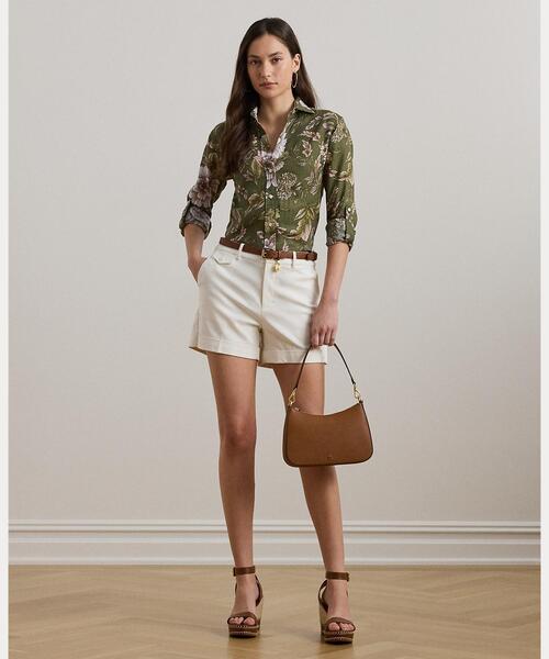 ブラウス シャツ リラックス フィット フローラル リネン シャツ レディース LAUREN RALPH ブラウス シャツ リラックス フィット フローラル