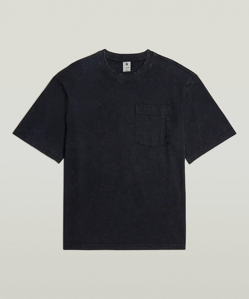 G-STAR RAW tシャツ ACID WASH BOXY T-SHIRT/ヴィンテージ加工