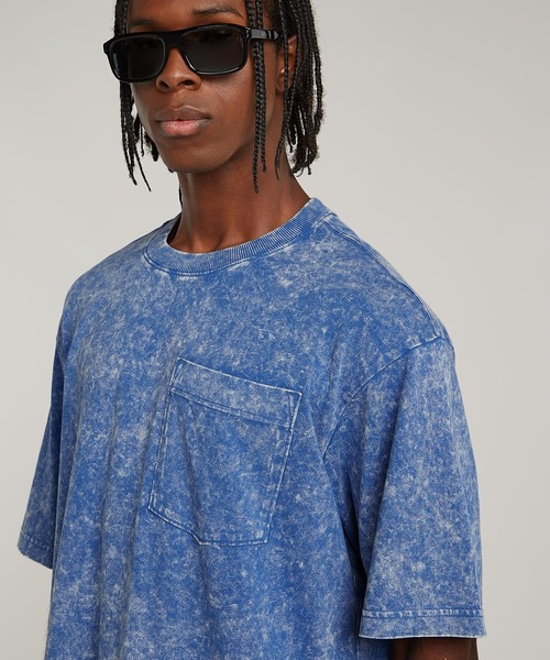 G-STAR RAW tシャツ ACID WASH BOXY T-SHIRT/ヴィンテージ加工