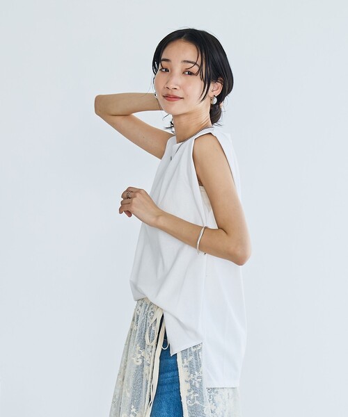 coen tシャツ 「WELLTECT」 USAコットンタックノースリーブT