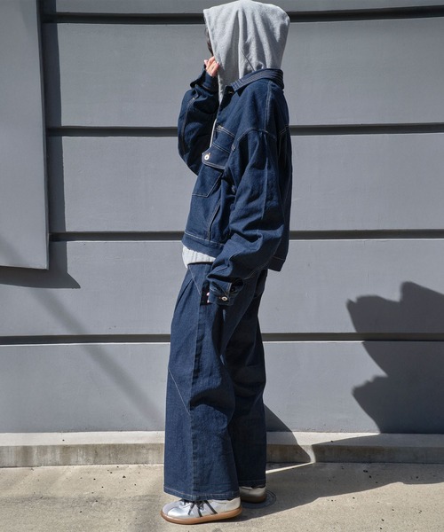 Nora Lily ジーンズ 「Nora Lily」Tuck dimensional Wide Pants