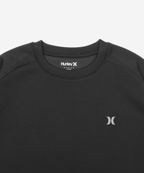 tシャツ 「Hurley/ハーレー」レディースモックネックTシャツ　吸汗速乾性　UPF50+　ゴルフ　ファントム　PHANTOM ICON BP SS Hurley tシャツ 「Hurley/ハーレー」レディースモックネックT