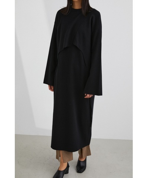 「STYLEMIXER」 ニットワンピース SMALL パープル レディース_画像2