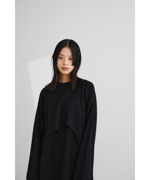 「STYLEMIXER」 ニットワンピース SMALL パープル レディース_画像4