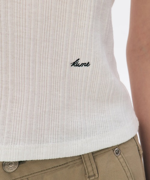 KUME タンクトップ ノースリーブ KUME/クメ Basic Tank Top タンク 