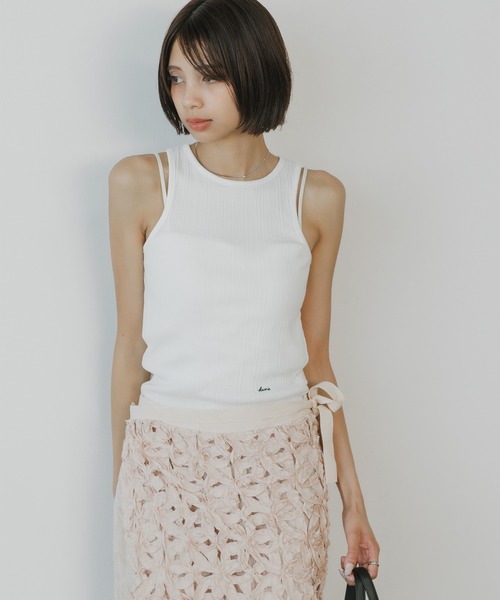 KUME タンクトップ ノースリーブ KUME/クメ Basic Tank Top タンク