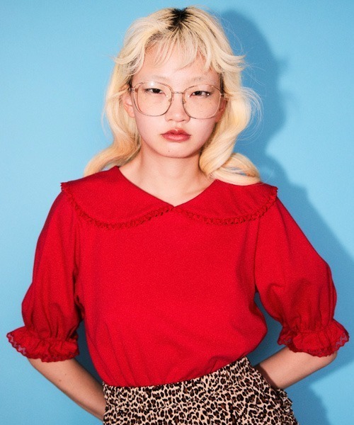 Candy Stripper tシャツ SAILOR COLLAR トップス レディース