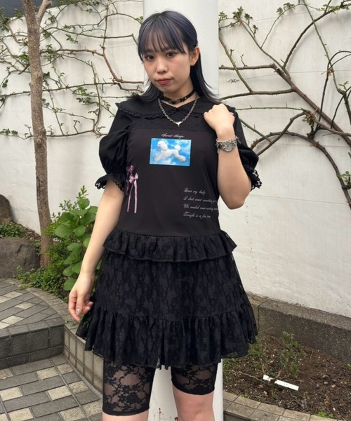 Candy Stripper tシャツ SAILOR COLLAR トップス レディース
