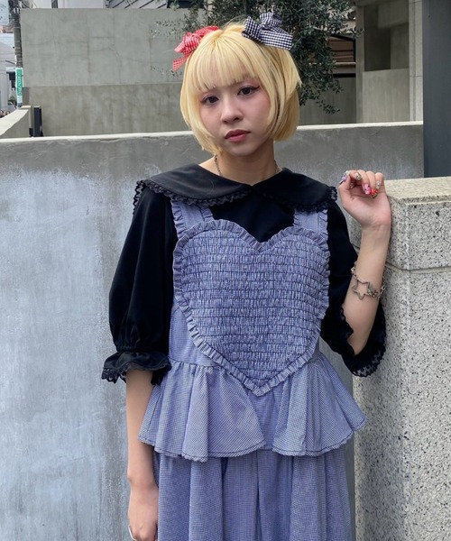 Candy Stripper tシャツ SAILOR COLLAR トップス レディース