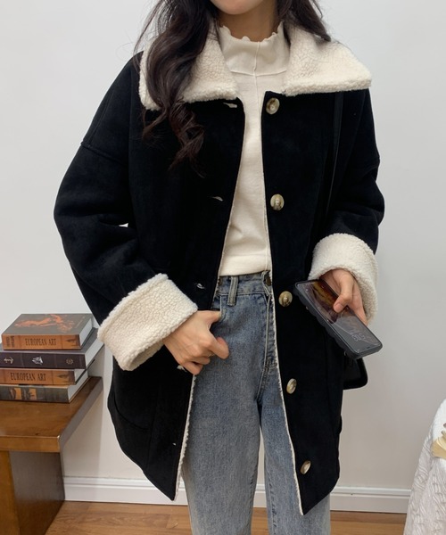 「ABITOKYO」 コート FREE ブラック レディース_画像5