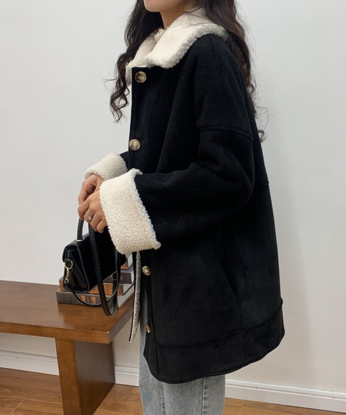 「ABITOKYO」 コート FREE ブラック レディース_画像6