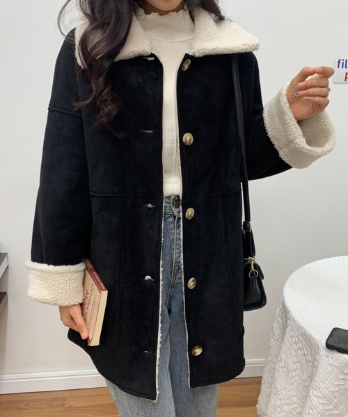 「ABITOKYO」 コート FREE ブラック レディース_画像8