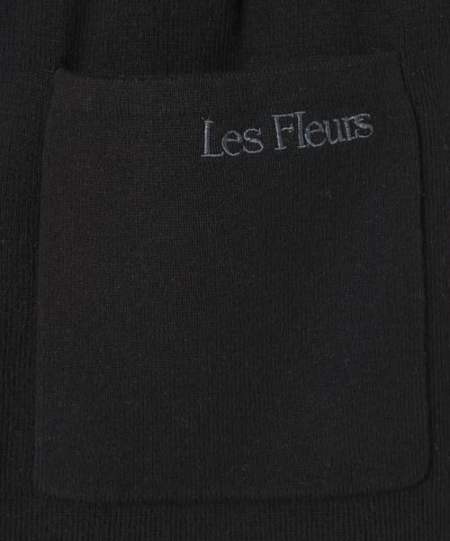 JEANASISジーナシス【Les Fleurs】アソートニットストレートパンツ セール】【Les Fleurs】アソートニットストレートパンツ/459945